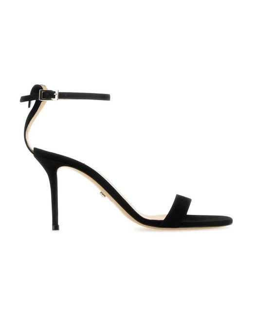 Mach & Mach Black High Heel Sandals