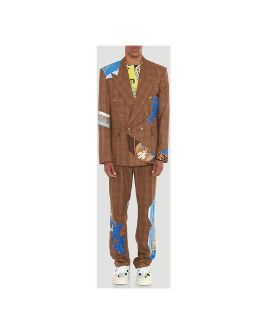 Ahluwalia Brown Suit Trousers for men