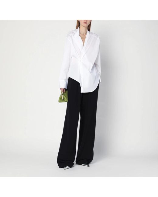 Wide Trousers Dries Van Noten de color Black