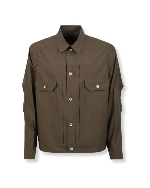 Light Jackets Sacai de hombre de color Green
