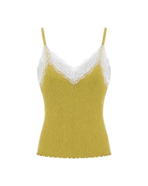 Imperial Green Sleeveless Tops