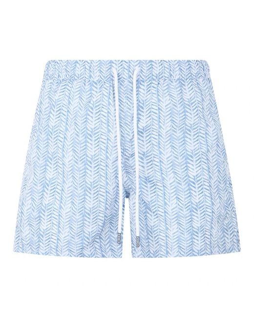 Fedeli Blue Beachwear for men