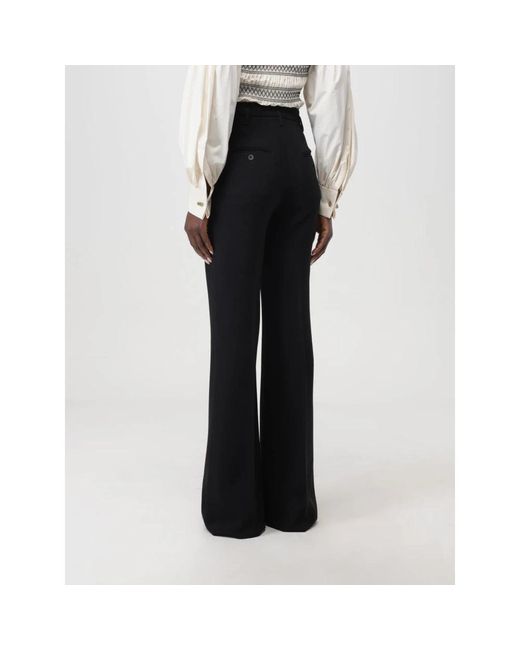 Max Mara Wide Leg Broeken Highwaisted in het Black