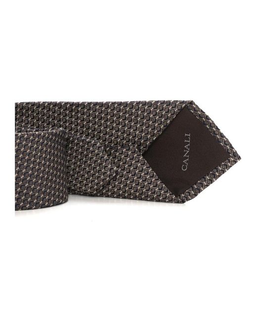 Ties Canali de hombre de color Gray