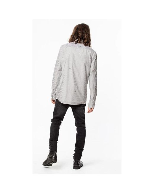 Zadig & Voltaire Gray Casual Shirts for men