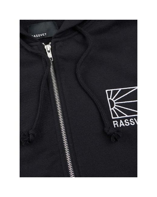 Rassvet (PACCBET) Mini logo zip hoodie in schwarz in Blue für Herren