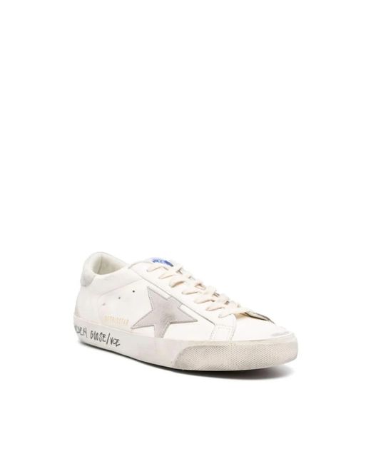 Golden Goose Deluxe Brand White Sneakers for men
