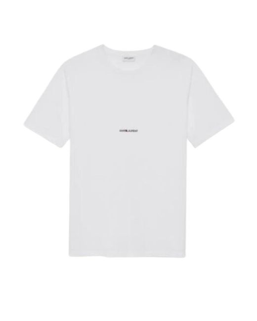 Saint Laurent White T-Shirts