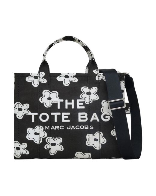 Marc Jacobs Black Schwarze schultertasche mit reißverschluss