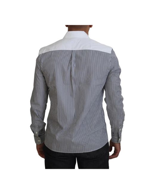 Dolce & Gabbana Gray Casual Shirts for men