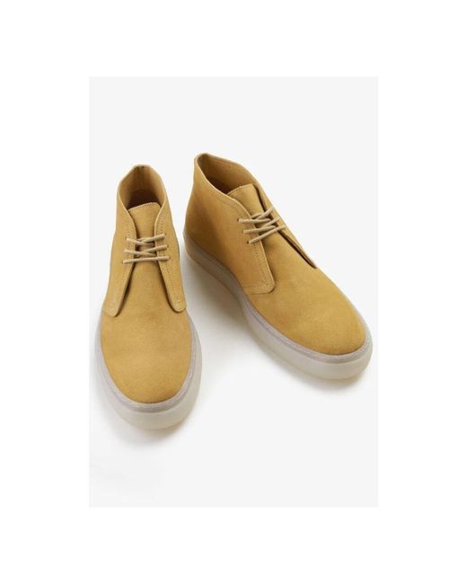 Fred Perry Natural Lace-Up Boots for men