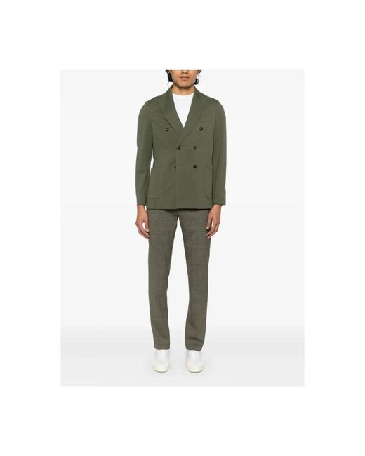 Circolo 1901 Double-Breasted Jacket in het Green voor heren