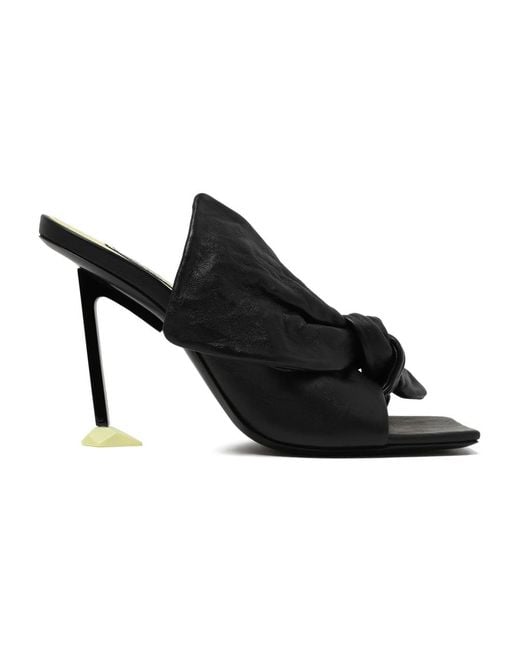 Givenchy Black Heeled Mules