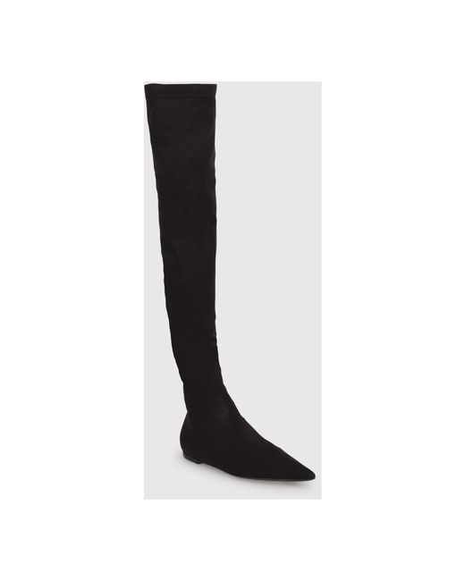 Dolce & Gabbana Black Over-Knee Boots