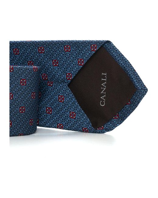 Ties di Canali in Blue da Uomo