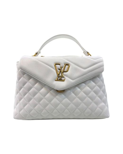 Gaelle Paris Gray Weiße Schultertasche Elegant Und Raffiniert
