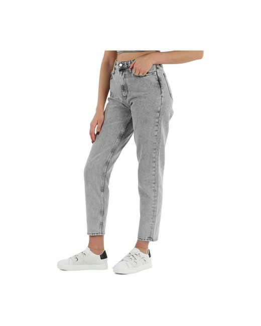 Calvin Klein Gray Loose-Fit Jeans