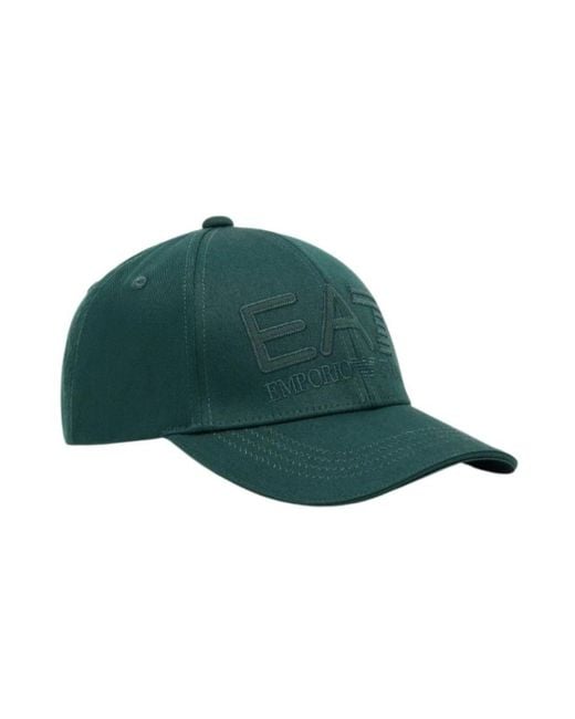 EA7 Green Caps