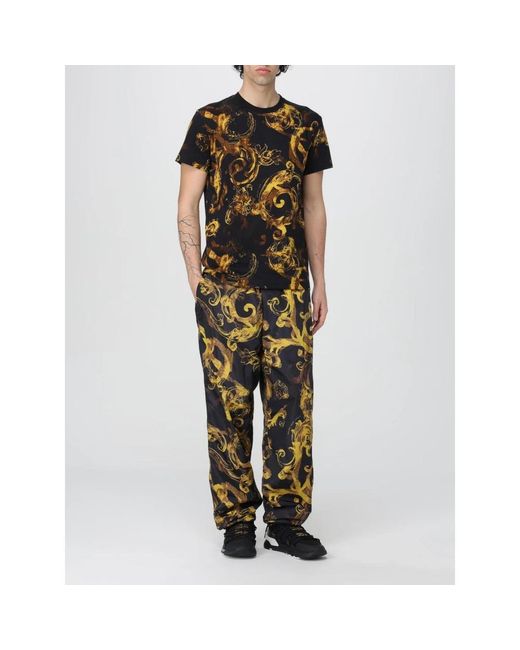 Versace Jeans Couture Multicolor Straight Trousers for men