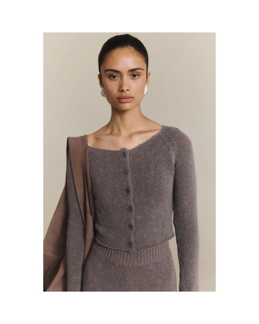 Cortana Gray Cardigans