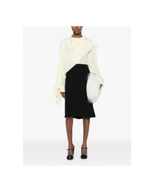 Marni Black Midi Skirts