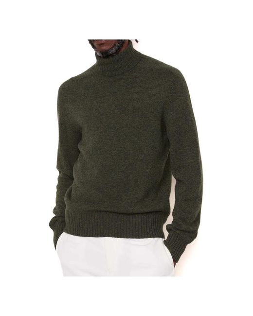 Officine Generale Green Turtlenecks for men