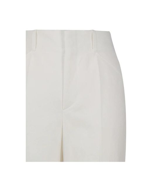 Wide Trousers Chloé en coloris White