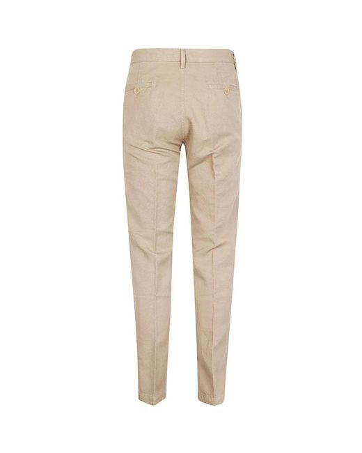 Tela Genova Natural Slim-Fit Trousers for men