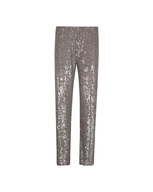 P.A.R.O.S.H. Gray Straight Trousers