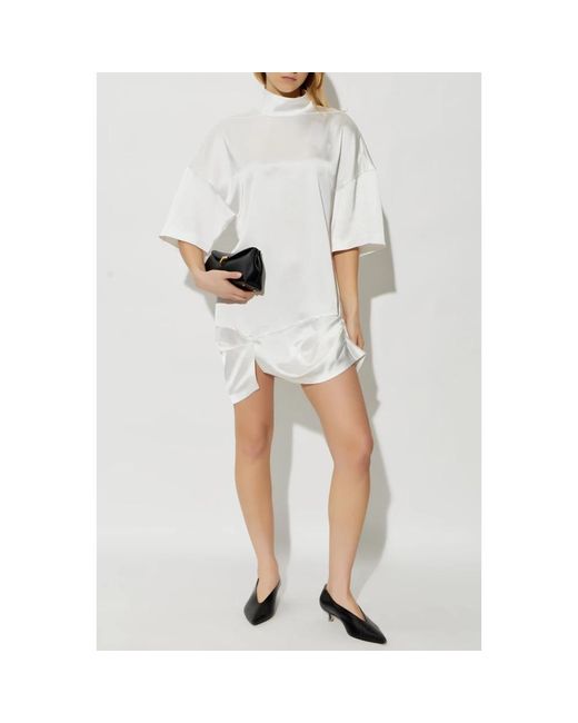 IRO Kleedjes ,Wit ,Polyester Tikka Dress in het White