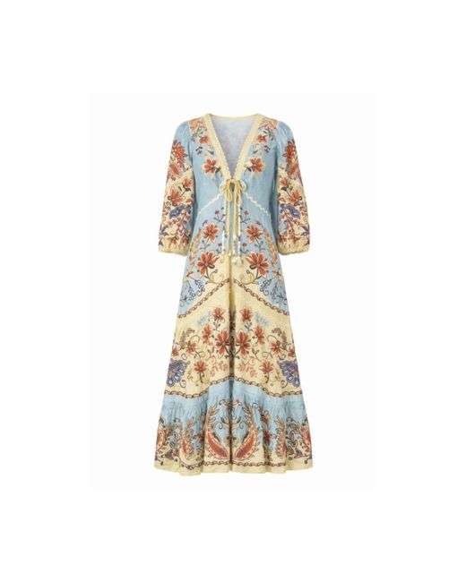Farm Rio Blue Maxi Dresses