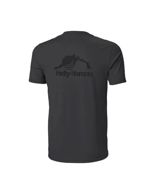 T-Shirts Helly Hansen de hombre de color Black