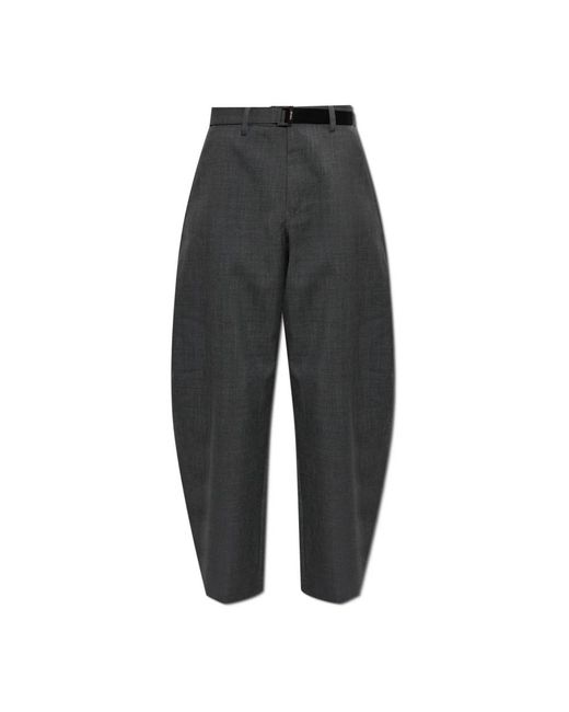 Sacai Black Suit Trousers for men