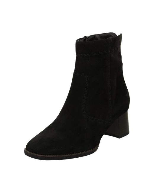 Ara Black Heeled Boots