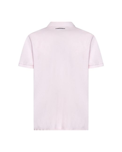 DSquared² Polo's in het Pink voor heren