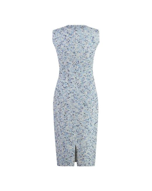 Midi Dresses St. John de color Blue