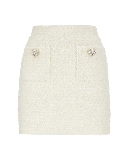 Self-Portrait Short Skirts in het White