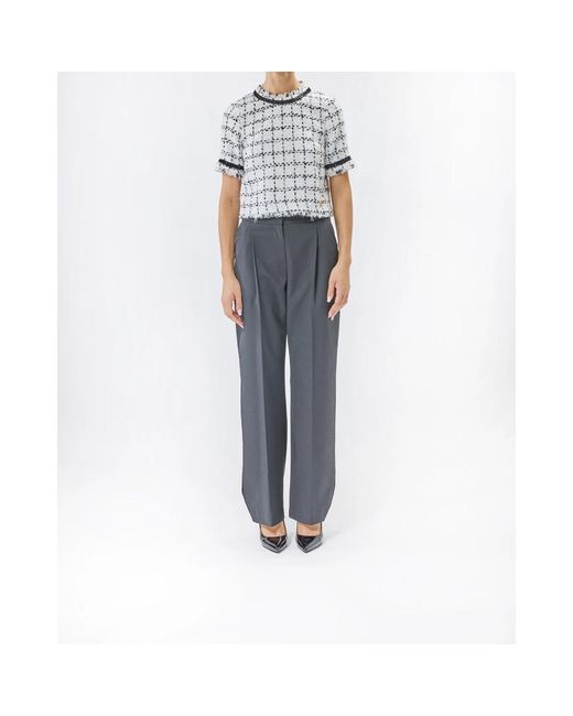 Karl Lagerfeld Blue Blouses