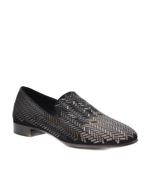 Giuseppe Zanotti Black Loafer for men
