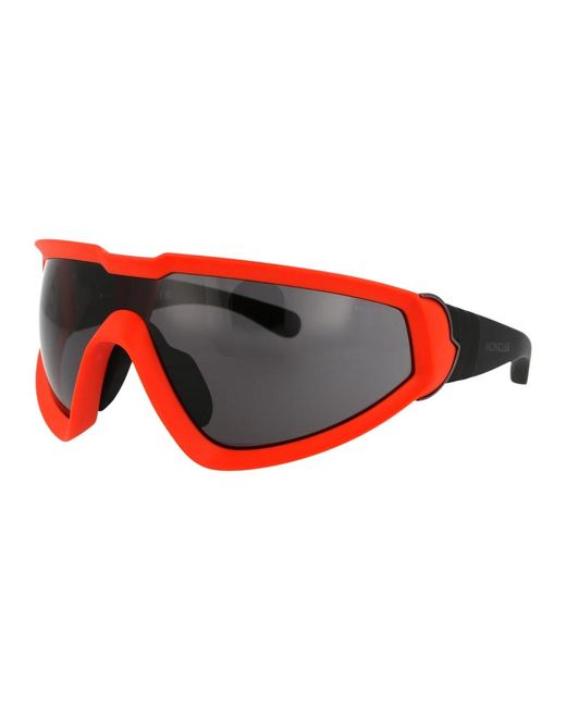 Occhiali Da Sole Shield di Moncler in Red