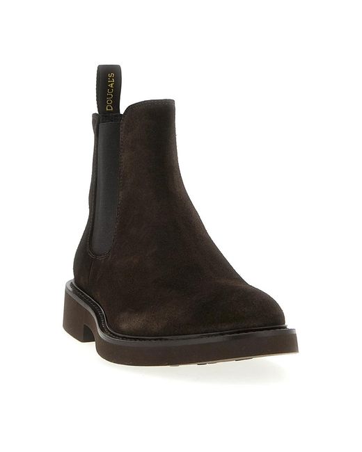 Doucal's Black Chelsea Boots for men