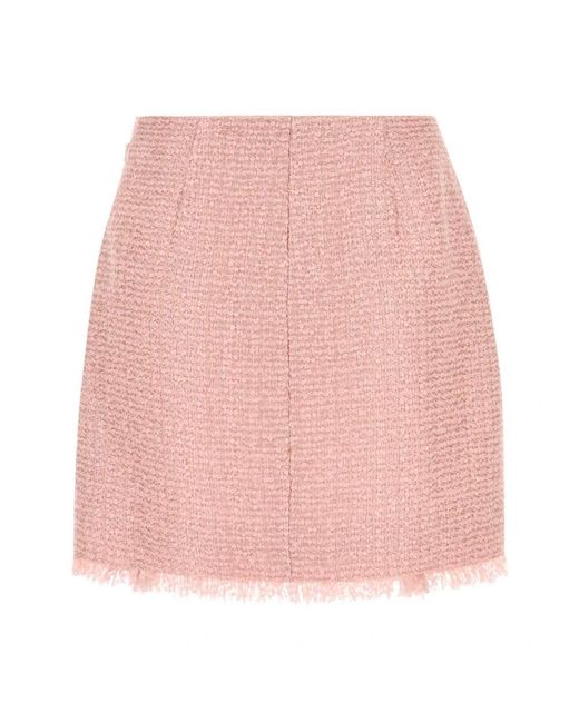 Balmain Pink Short Skirts