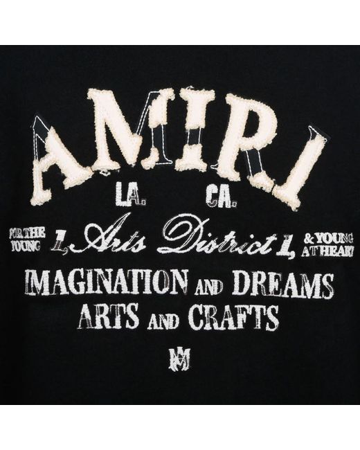 Amiri Zerstörter arts district sweatshirt in Black für Herren