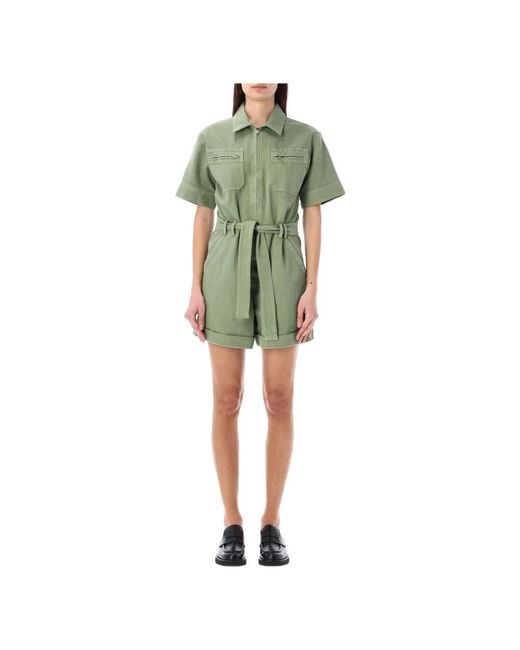 A.P.C. Green Playsuits