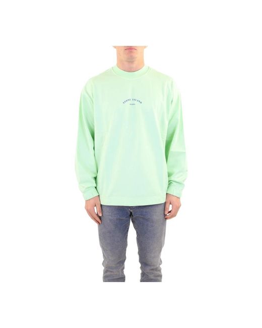 Stone Island Green Sweatshirts for men