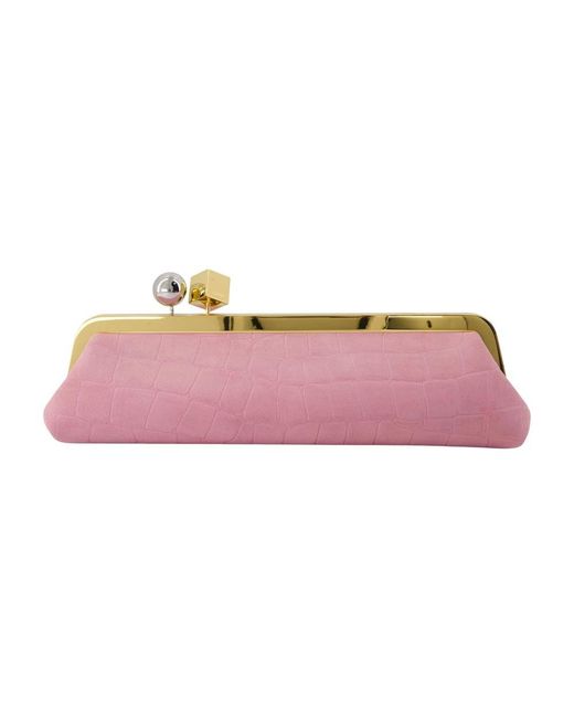 Jacquemus Pink Clutches