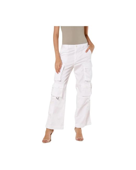 Pantaloni cargo hunter di Mason's in White
