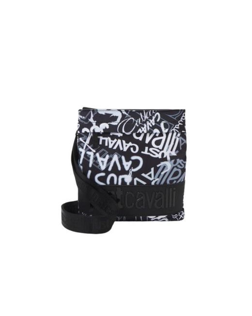 Just Cavalli Black Cross Body Messenger for men