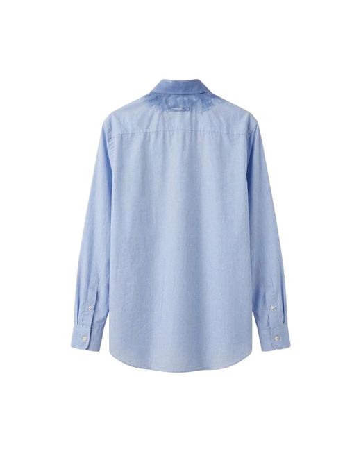 Department 5 Blue Denim Shirts for men