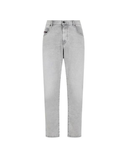 DIESEL Gray Slim-Fit Jeans for men